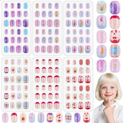 Thrilez front packaging showing 144-piece kids nail kit and easy use benefit