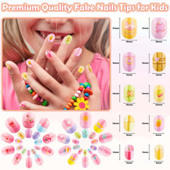Thrilez child applying a nail demonstrating easy DIY use
