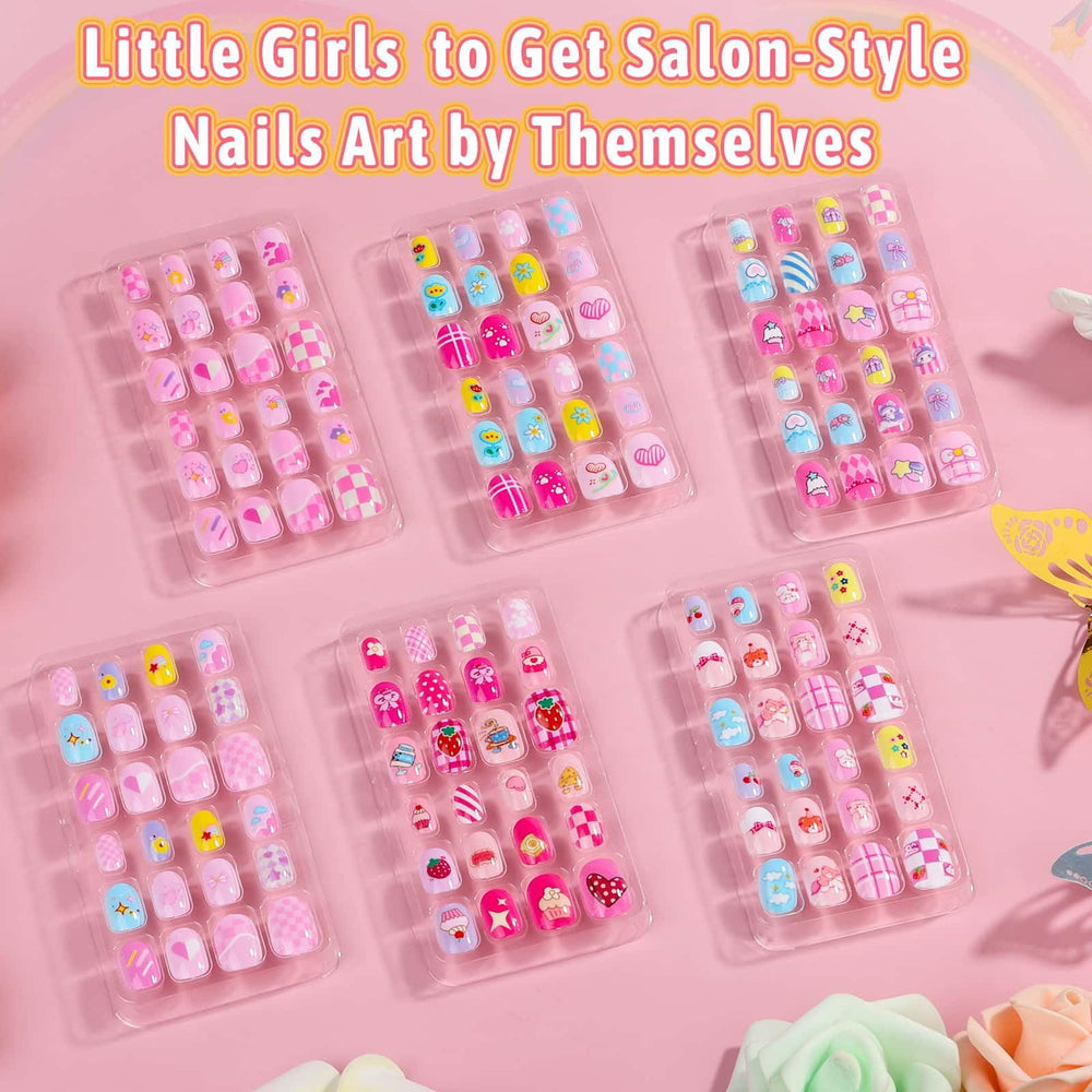 Thrilez nail sizes layout with ten tip dimensions, easy size selection