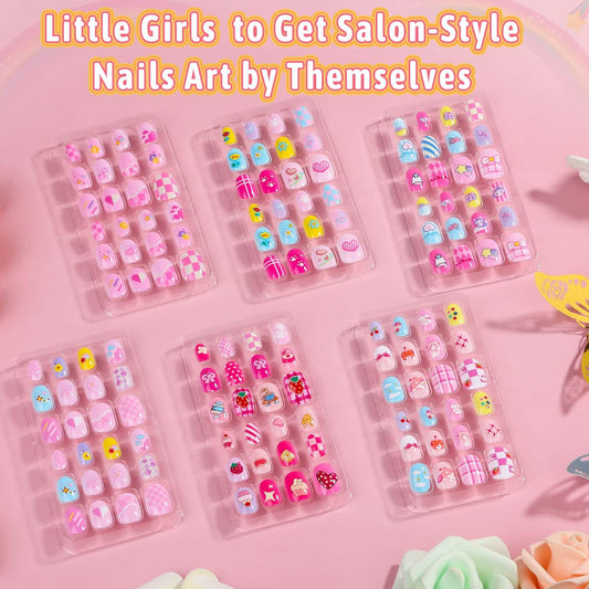 Thrilez nail sizes layout with ten tip dimensions, easy size selection