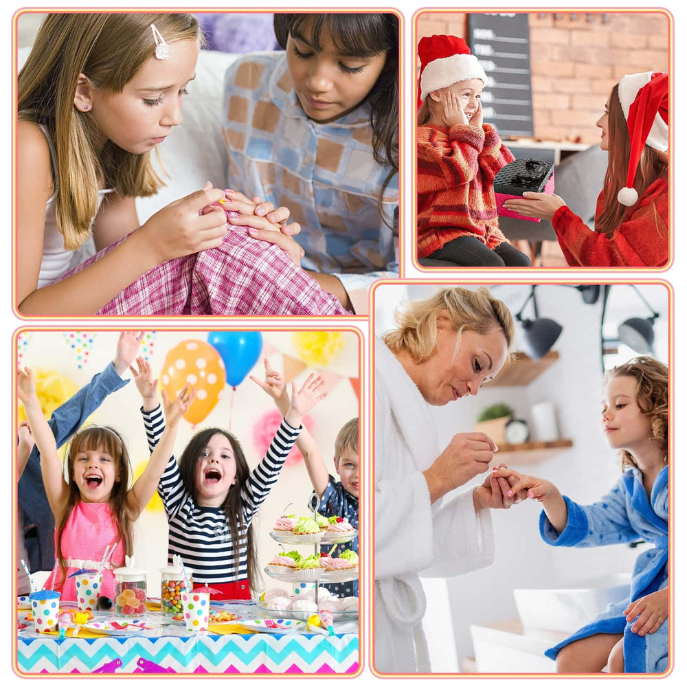 Thrilez nails at a kids party showing fun gifting appeal
