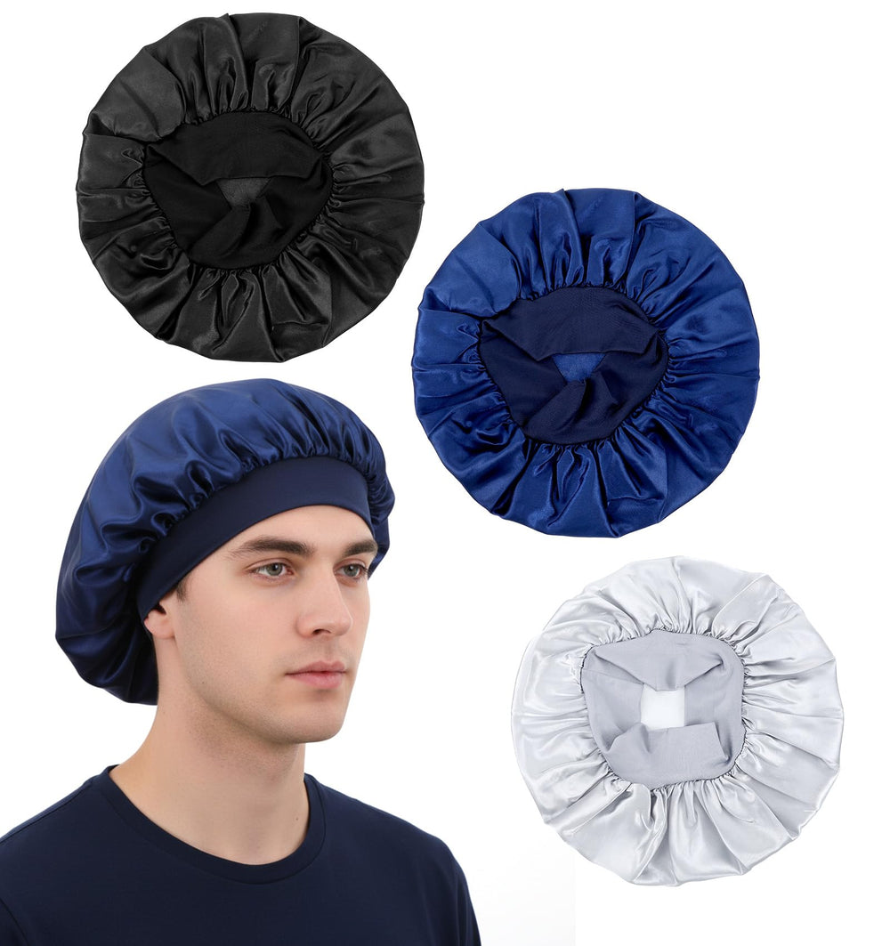 Thrymme lifestyle bedroom scene showing overnight hair protection and convenience