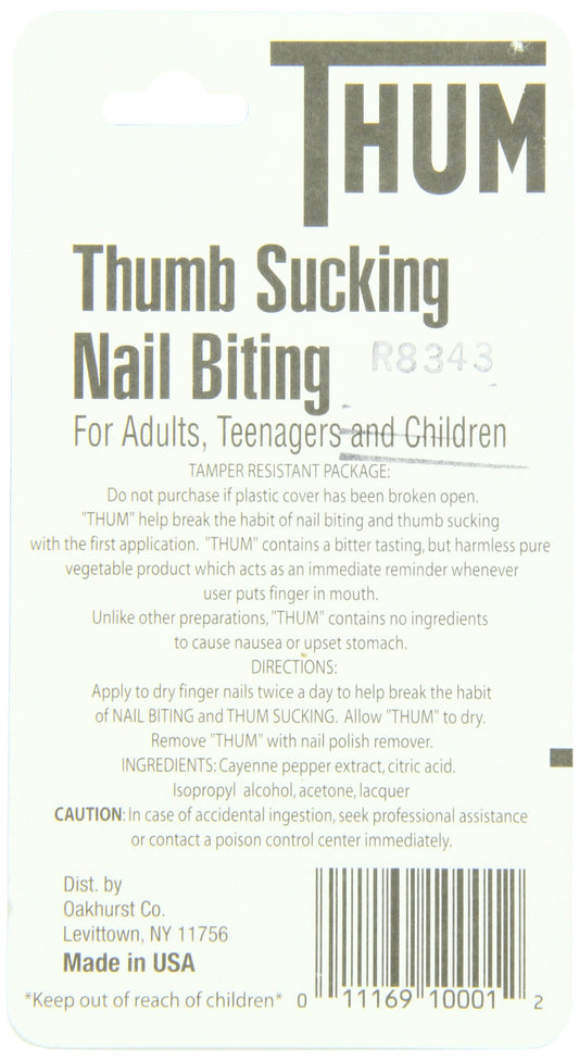 Thum brush application closeup on fingertip demonstrating easy targeted use and result