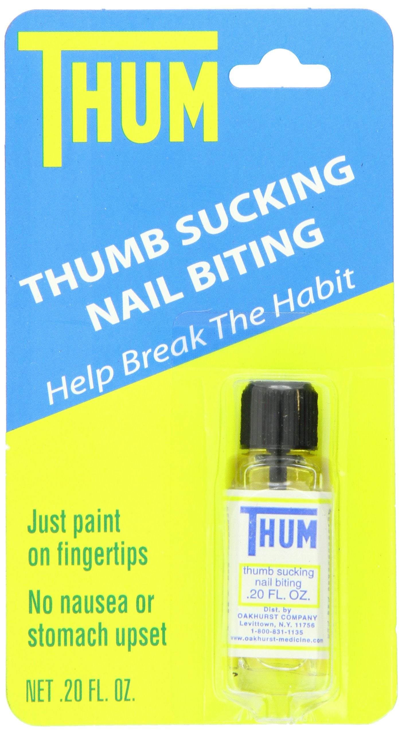 Thum front packaging showing bottle and label, brand visible and clear benefit
