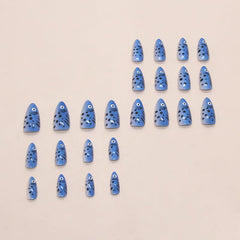 Thuoxde Blue Fish kit tools: jelly adhesives, nail file, remover stick for easy application