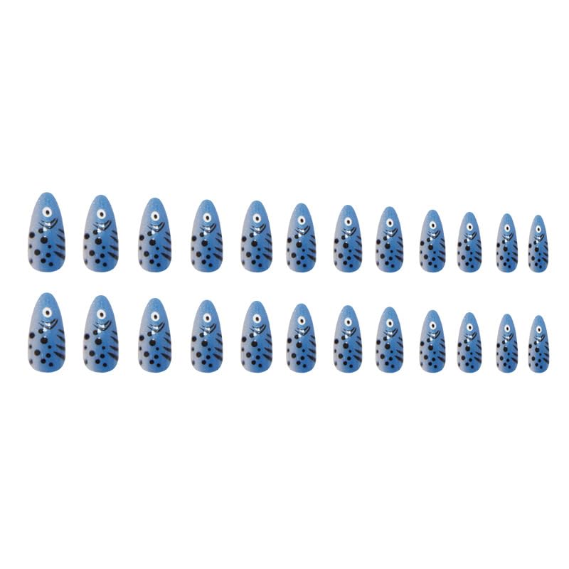 Thuoxde Blue Fish side profile showing reflective shine and micro-thickening strength