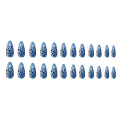 Thuoxde Blue Fish side profile showing reflective shine and micro-thickening strength