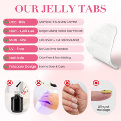 TiddieBair adhesive-tab closeup showing ultra-thin texture and secure hold