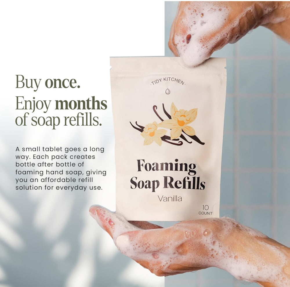 Tidy Kitchen refill in kitchen lifestyle showing convenient everyday use