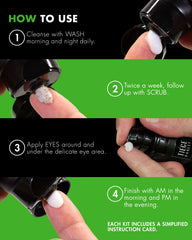 Tiege Hanley product in use as man applies moisturizer for hydration