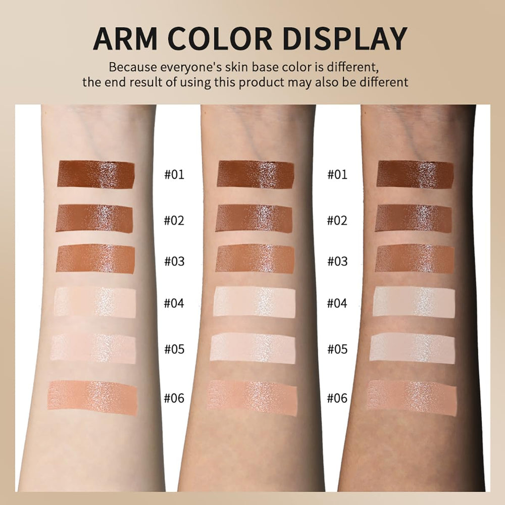 Tiejdhr application on hand swatch showing coverage and moisturizing effect