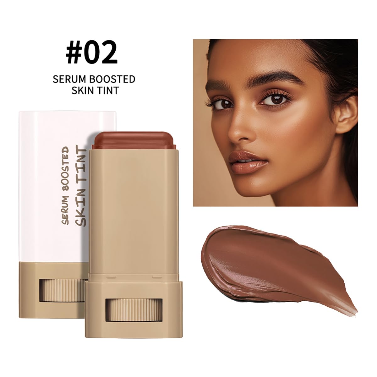 Tiejdhr stick texture close-up showing creamy finish for seamless blending