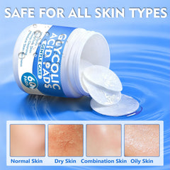 Tiepetly pads on bathroom counter during skincare routine for effortless exfoliation