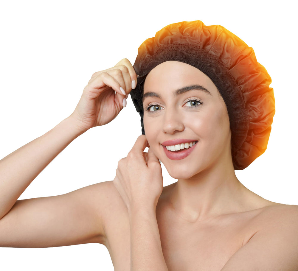 Tifara Beauty cap interior gel detail highlighting even warmth retention benefit