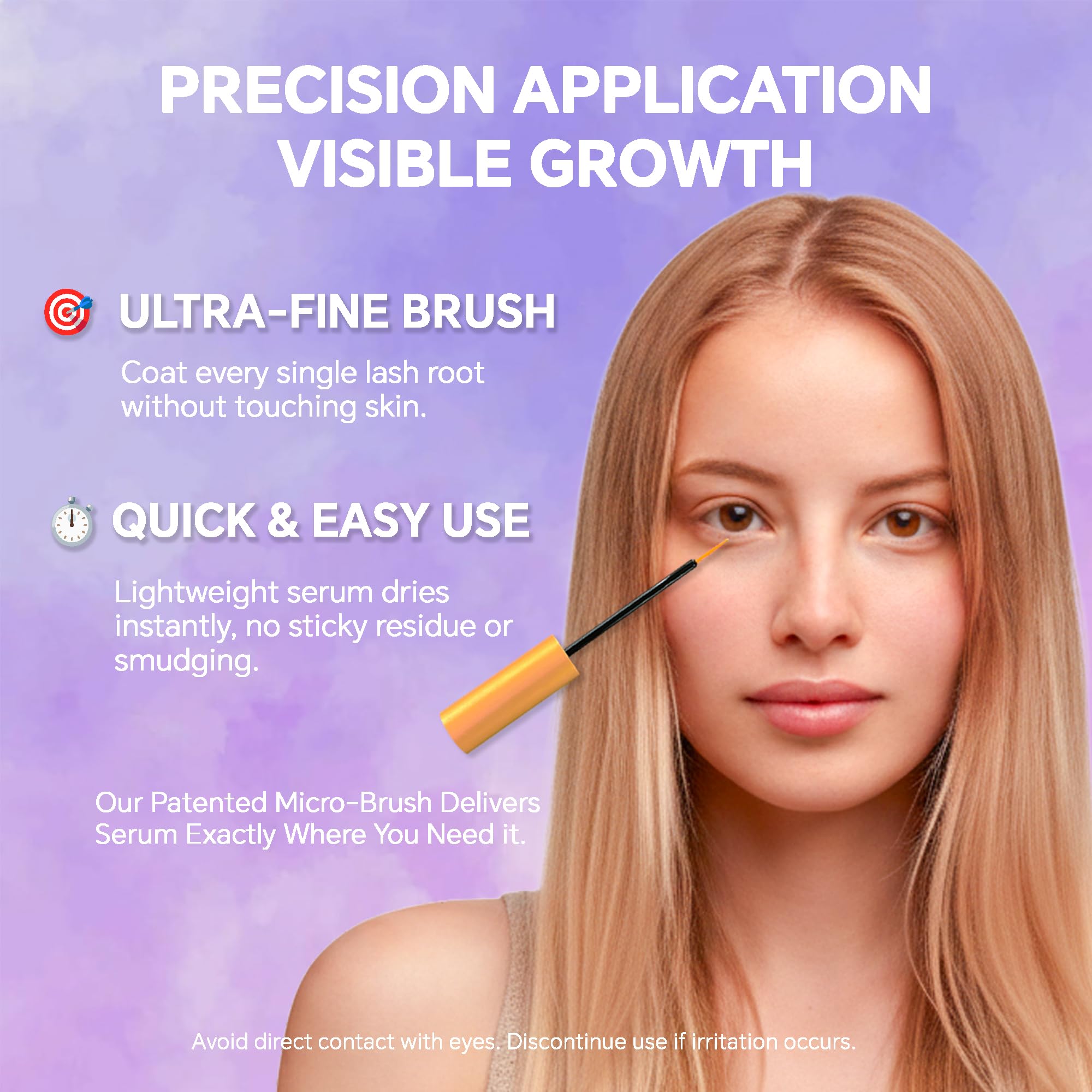 TIFUNMYSI before and after lash comparison showing fuller lashes