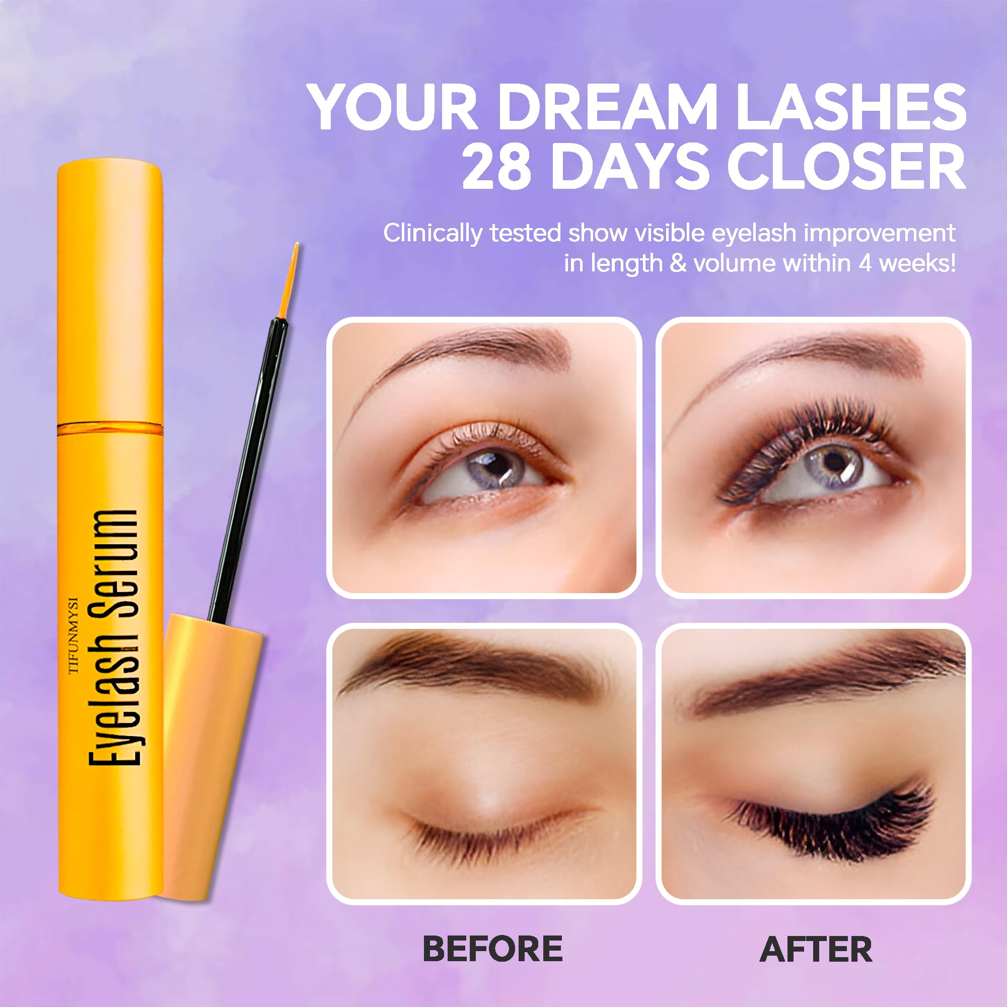 TIFUNMYSI serum texture drop highlighting lightweight, fast-drying benefit