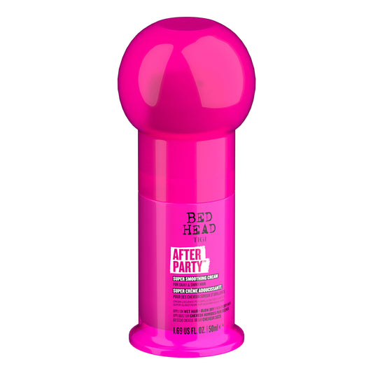 TIGI Bed Head pump closeup highlighting easy dispensing for controlled use