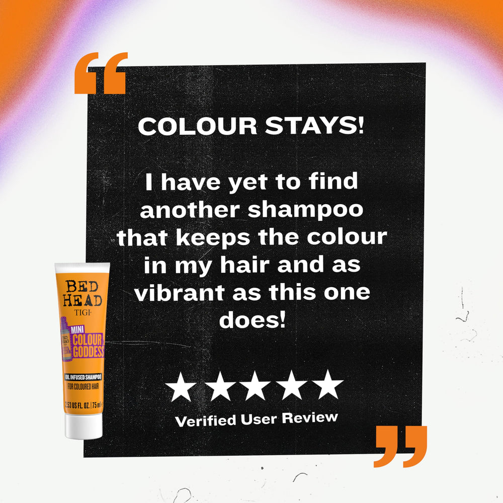 TIGI Bed Head on a bathroom shelf in a lifestyle scene for everyday use
