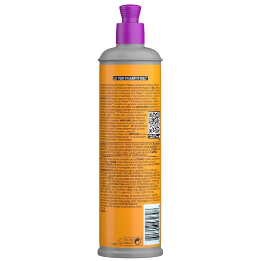TIGI Bed Head close-up of shampoo texture, oil-infused formula boosts shine