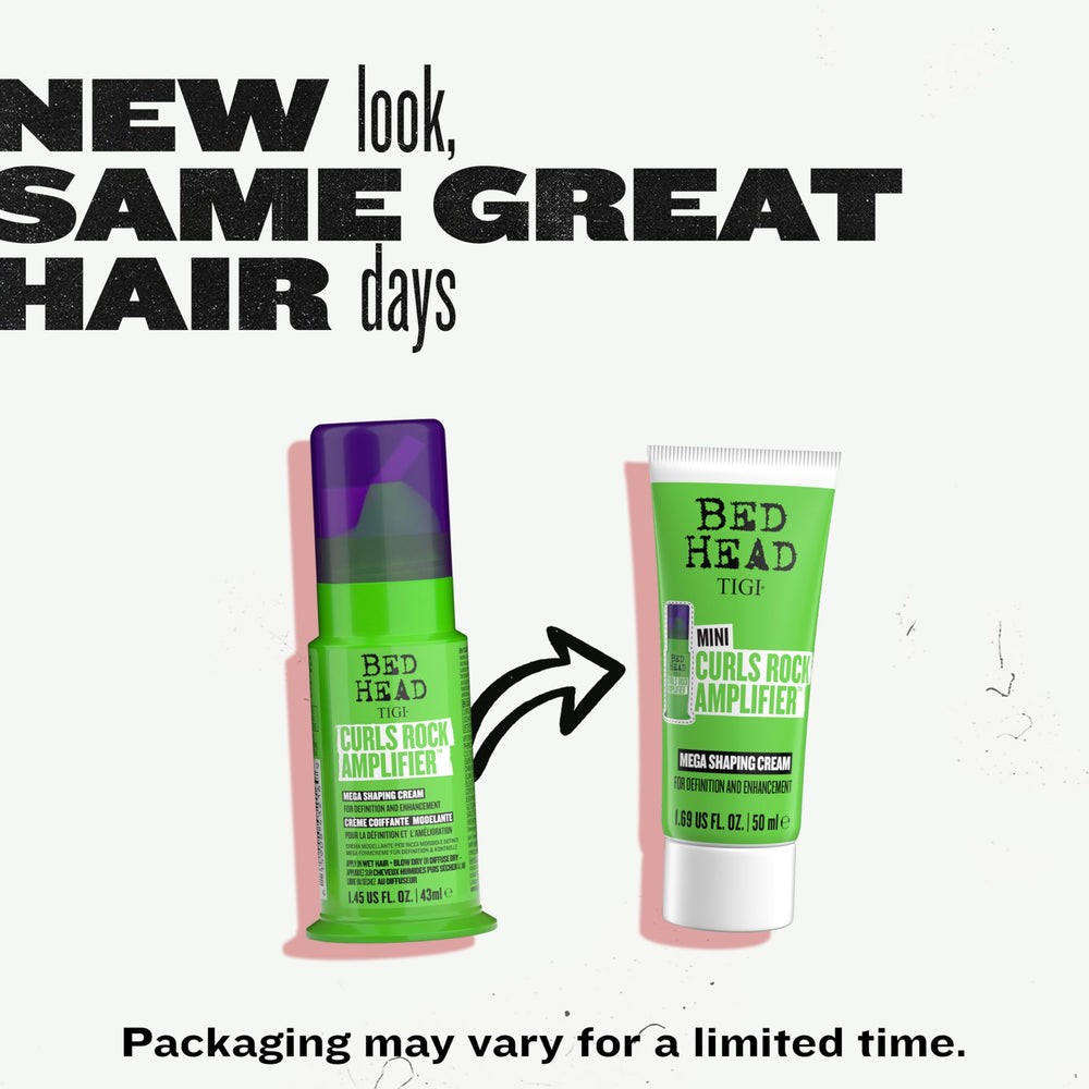 TIGI Bed Head used with a diffuser to boost volume and shape curls quickly