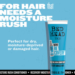TIGI Bed Head travel conditioner texture close-up for creamy nourishment