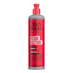 TIGI Bed Head front bottle view showing label and repair benefits