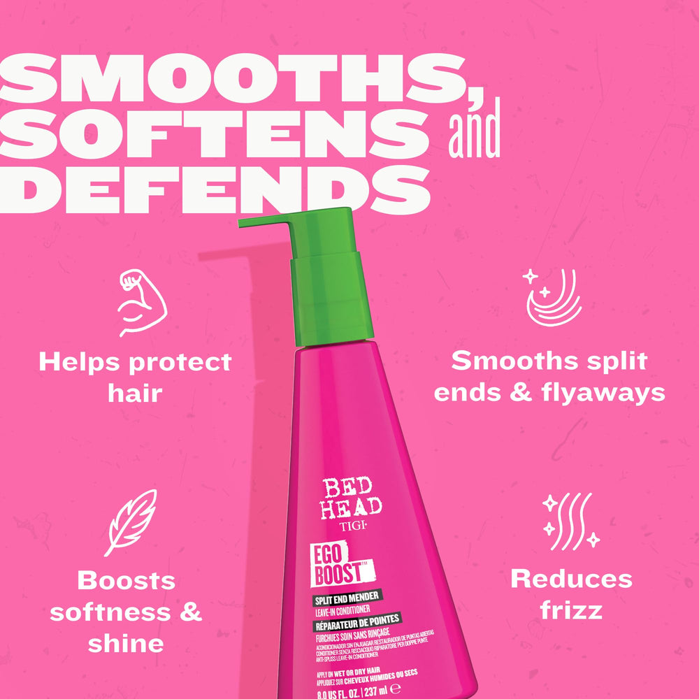 TIGI Bed Head creamy texture close-up showing smoothing benefit