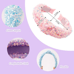 Tihebax close-up of pink sequin texture highlighting shimmer and durable finish