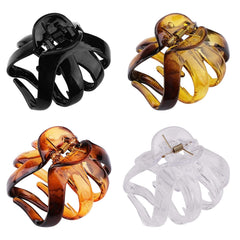 Tihebax four clips laid flat showing color options for styling versatility