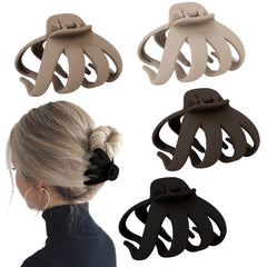 Tihebax front view of clip set showing neutral colors and compact packaging benefit secure storage