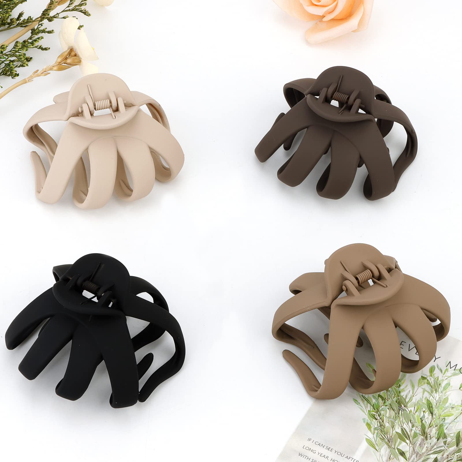 Tihebax clip holding hair while applying makeup in bathroom showing practical everyday use benefit