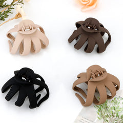 Tihebax clip holding hair while applying makeup in bathroom showing practical everyday use benefit