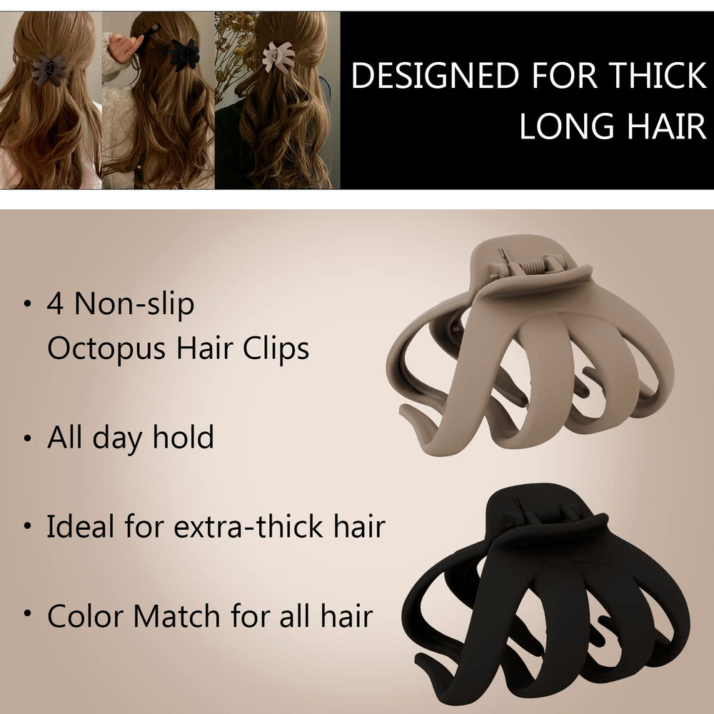 Tihebax clip next to ruler showing actual size and capacity for thick hair benefit