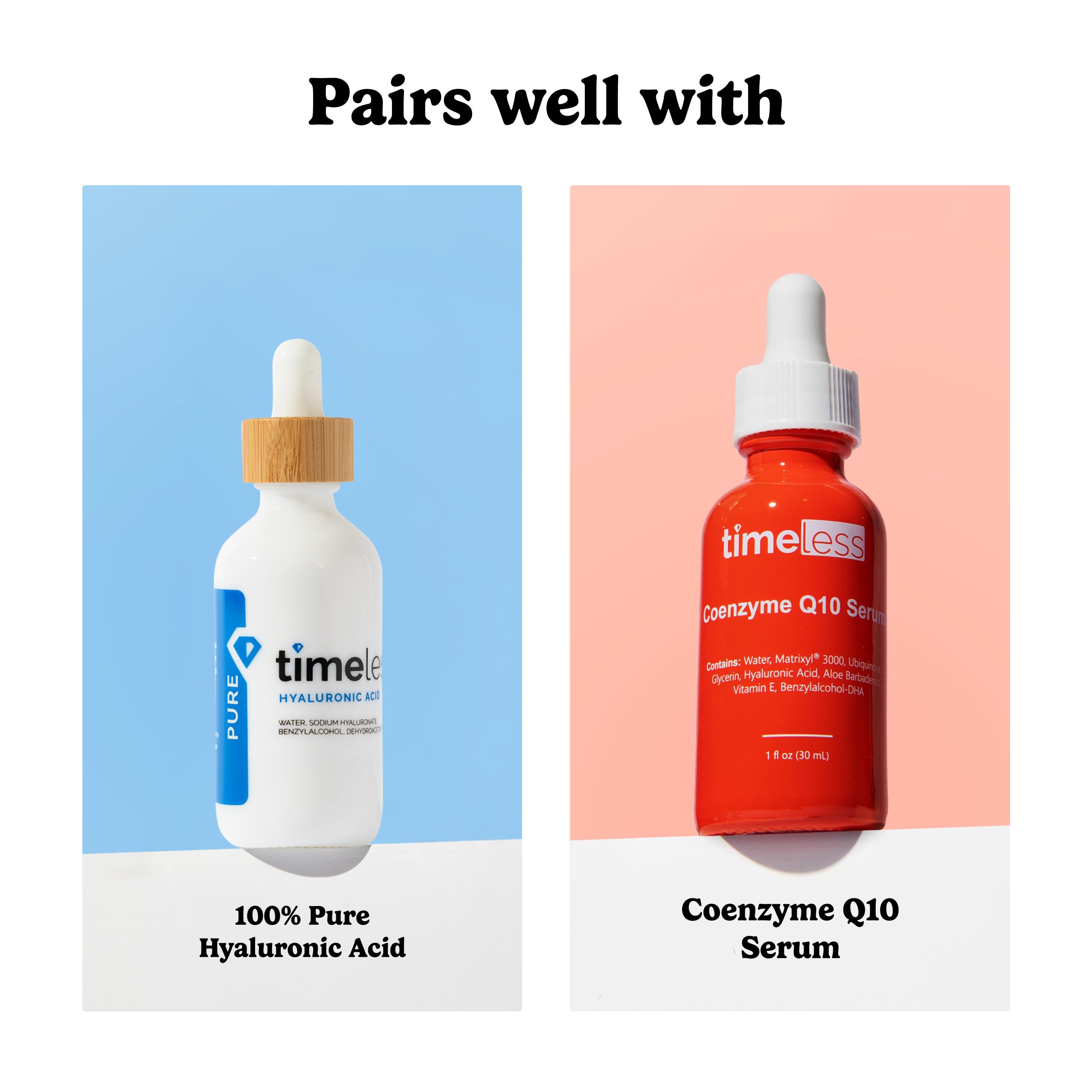 Timeless Skin Care bottle on bathroom shelf showing daily routine readiness