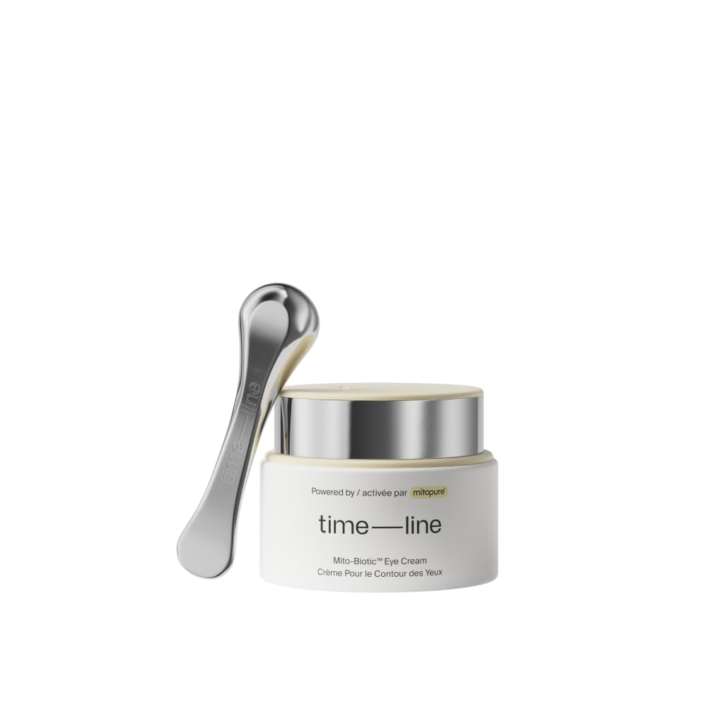 Timeline Mitopure front packaging showing compact travel-friendly tube and brand
