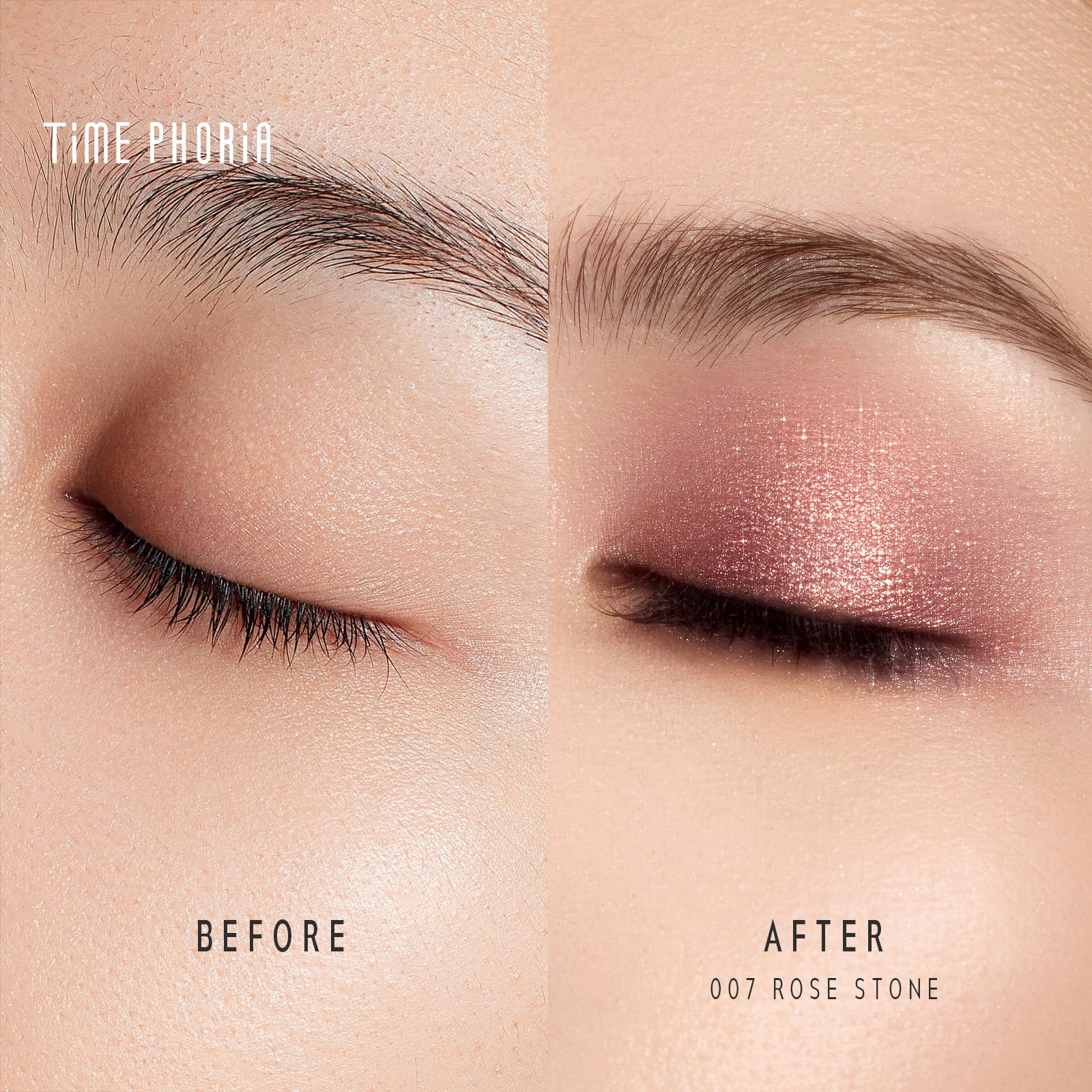 TIMEPHORIA jelly texture close-up swipe showing smooth metallic payoff