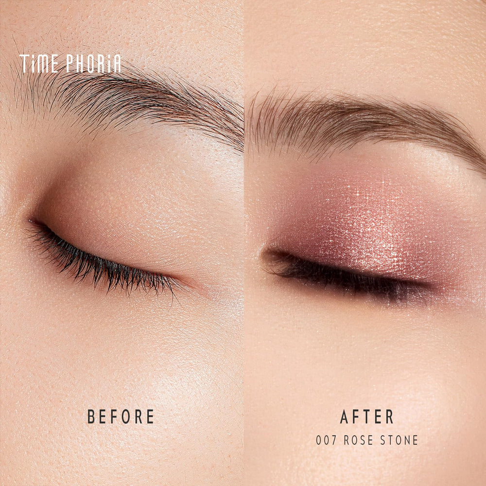 TIMEPHORIA jelly texture close-up swipe showing smooth metallic payoff