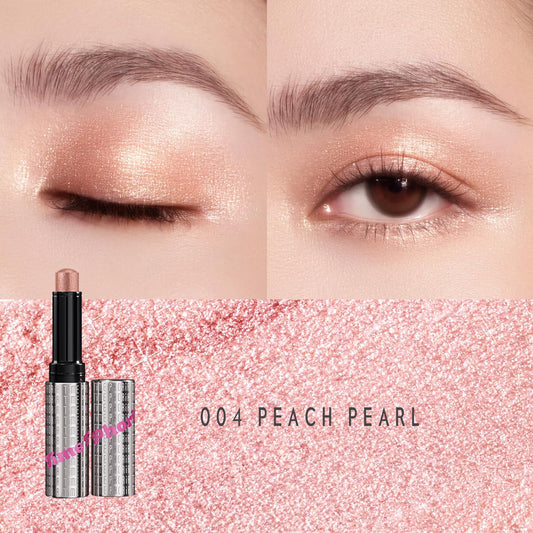 TIMEPHORIA Peach Pearl cap off close-up showing jelly tip and hygienic twist-up benefit