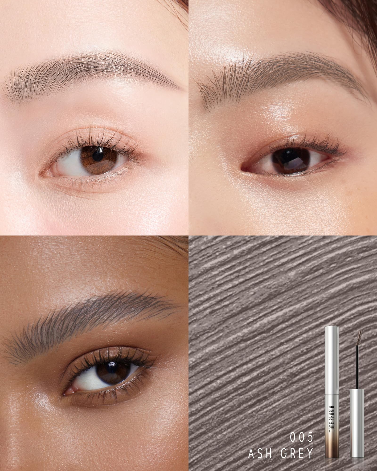 TIMEPHORIA Revela angled brush close-up for precise hair-by-hair application
