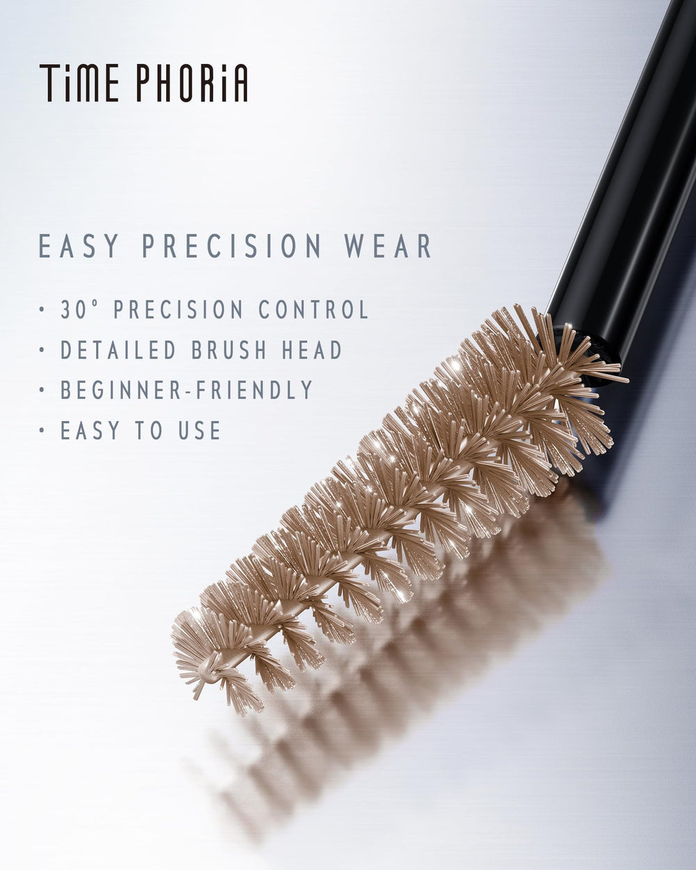 TIMEPHORIA Revela open tube with wand showing brush tip and easy control