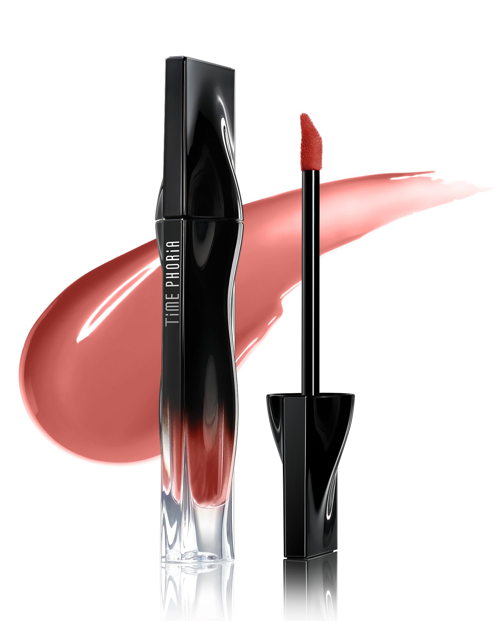 TIMEPHORIA front packaging showing sleek tube and glossy finish benefit