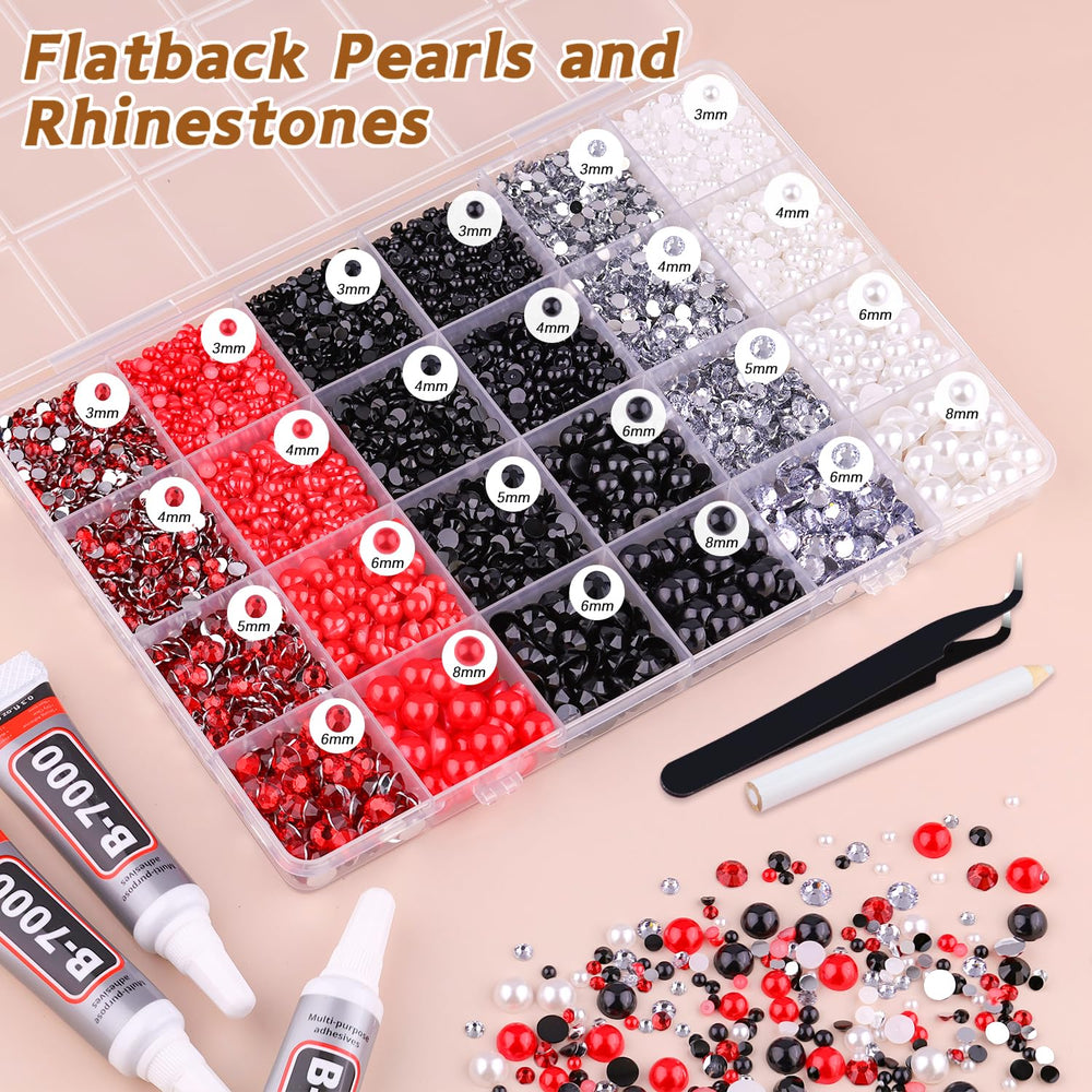TINKRSTUFF close-up rhinestones AB sheen for vivid color play