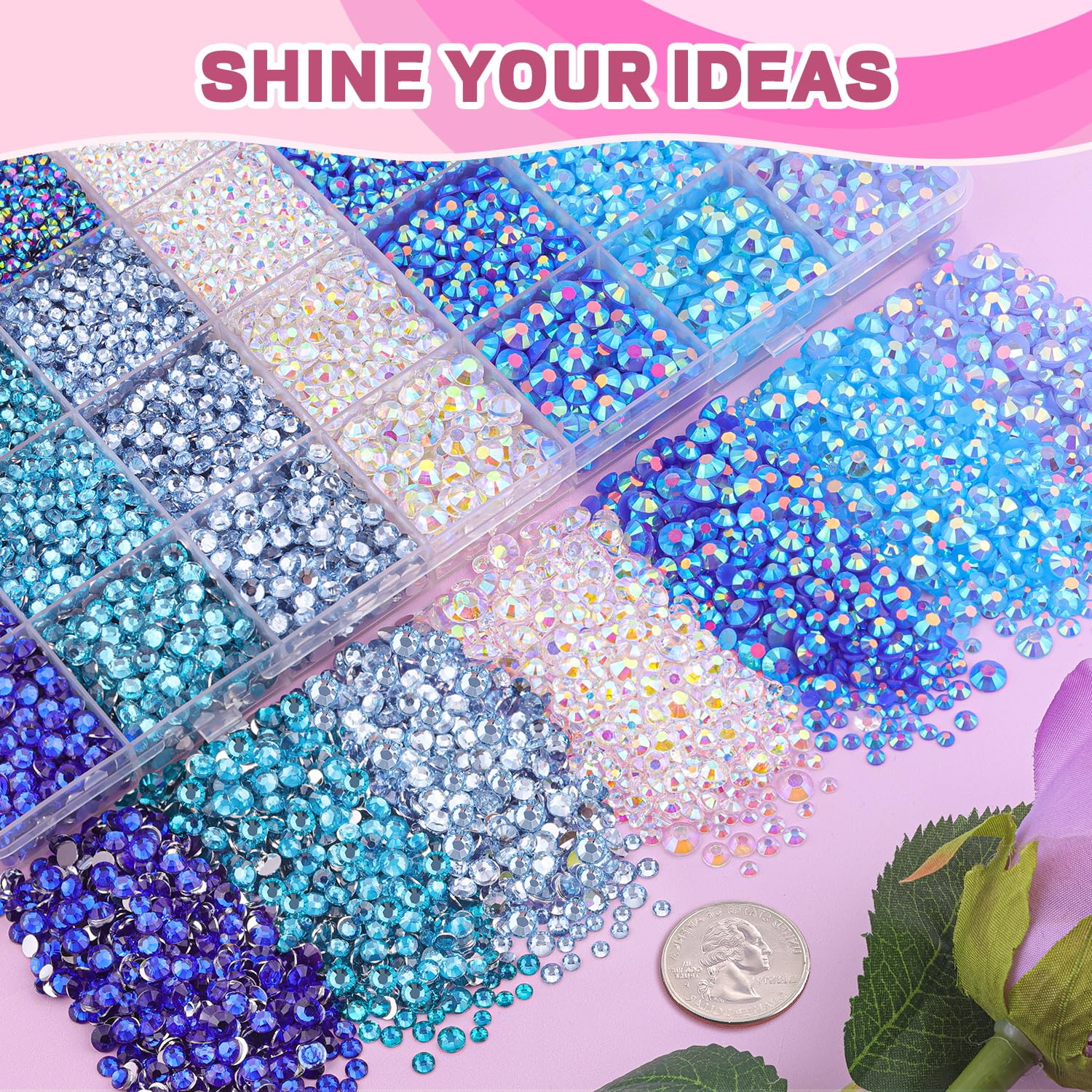 TINKRSTUFF decorated tumbler showcasing finished sparkle and gift-ready look