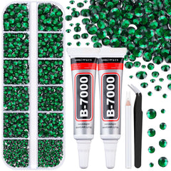 TINKRSTUFF emerald front packaging showing full kit and organized grids for easy selection