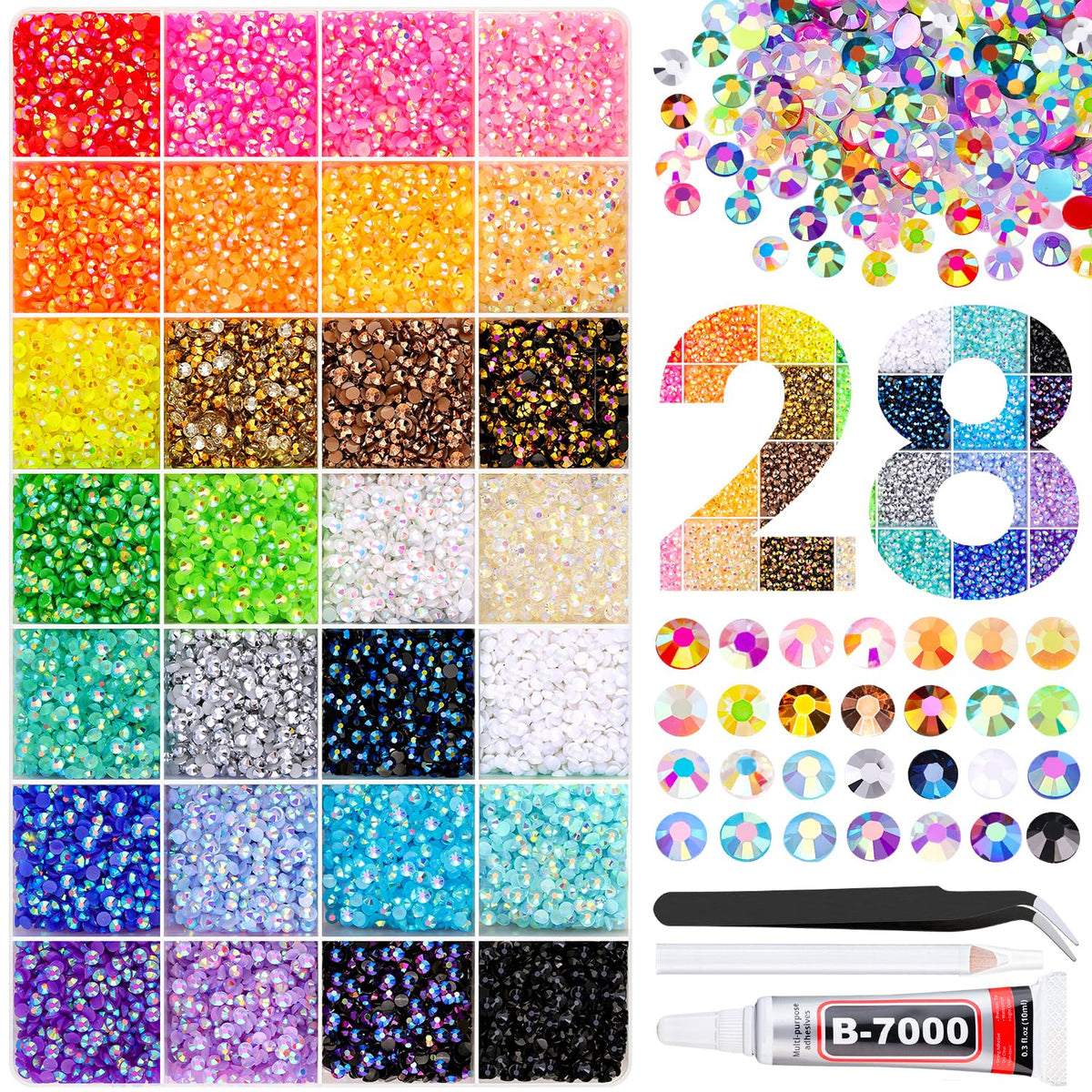 TINKRSTUFF front packaging showing kit contents and organized grids