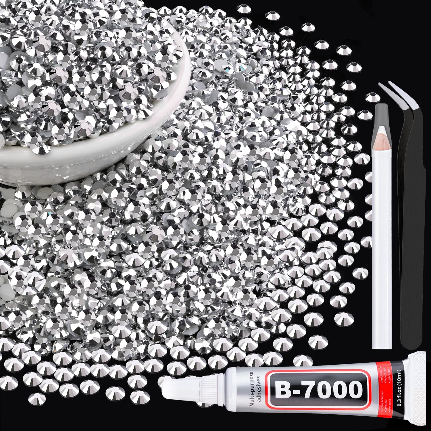 TINKRSTUFF front packaging showing 5000pcs and glue for easy project planning
