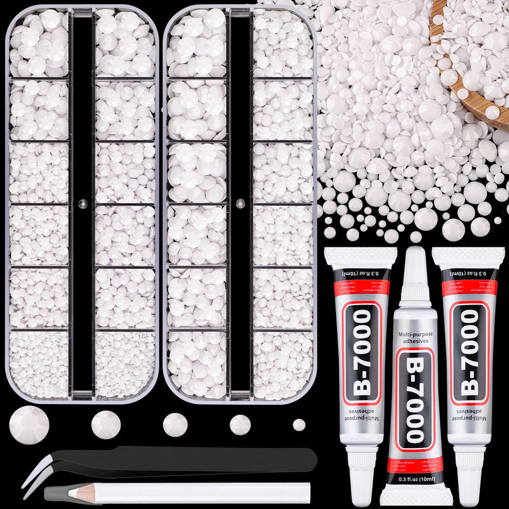 TINKRSTUFF front packaging showing organized flatback rhinestones and tools for easy crafting