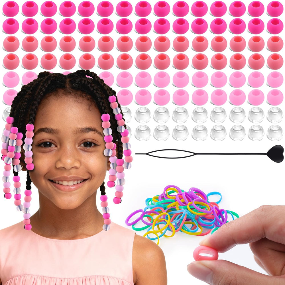 TINKRSTUFF front packaging showing beads kit and included tools for easy styling