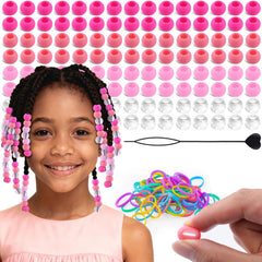 TINKRSTUFF front packaging showing beads kit and included tools for easy styling