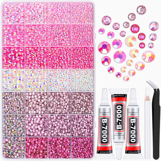 TINKRSTUFF front packaging showing kit contents and pink gems benefit quick start